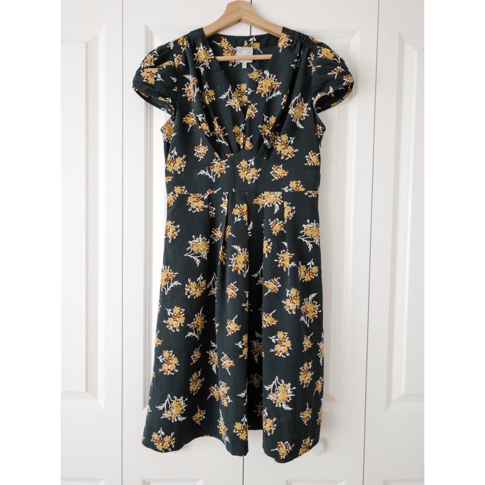 Anthropologie Hi There by Karen Walker Navy dress